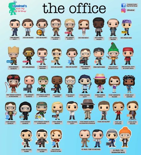 Funko Pop Display Ideas, Office Characters, Funko Pop List, The Office Characters, Funko Pop Display, Office Jokes, The Office Show, Pop Television, Mini Office