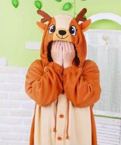 Sika Deer Adult Men Women Unisex Animal Sleepsuit Kigurumi Cosplay Costume Pajamas Outfit Nonopnd Nightclothes Onesies Halloween Cheap Costu... Onesies Halloween, Pajamas Outfit, Sika Deer, Cheap Costumes, Pajama Outfit, One Piece Pajamas, Anime Costumes, Costume Outfits, Crafts Ideas