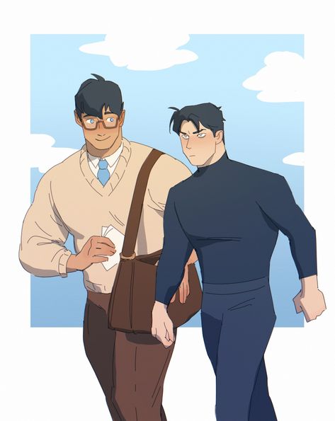 Clark Kent X Bruce Wayne Fanart, Clark X Bruce Fanart, Bruce X Clark Fanart, My Adventures With Superman Fanart, Bruce Wayne X Clark Kent, Clark Kent X Bruce Wayne, Bruce X Clark, Clark Kent Fanart, Clark X Bruce