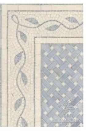 Modern Mosaic Floor, Mosaic Floor Pattern, Mosaic Tiles Bathroom, Ravenna Mosaics, Tile Border, Mosaic Rugs, Mosaic Floral, New Ravenna, Mosaic Tile Patterns