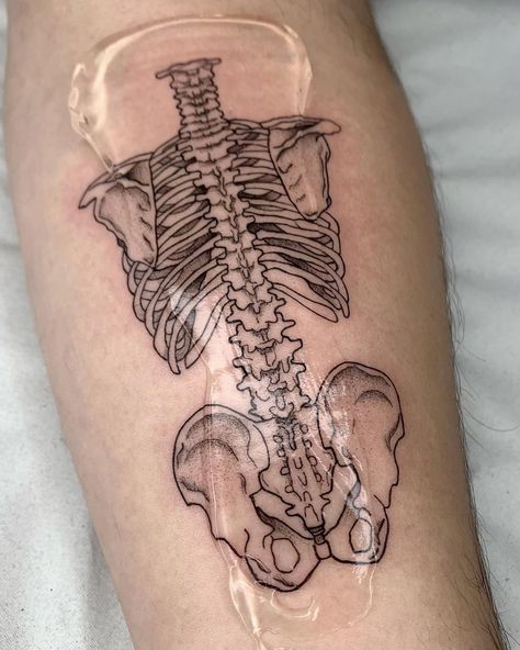 Forget Me Not Tattoo, Skeleton Tattoo, Army Tattoos, Black Claws, Broken Ribs, Torso Tattoos, Skeleton Tattoos, B Tattoo, Rib Tattoo