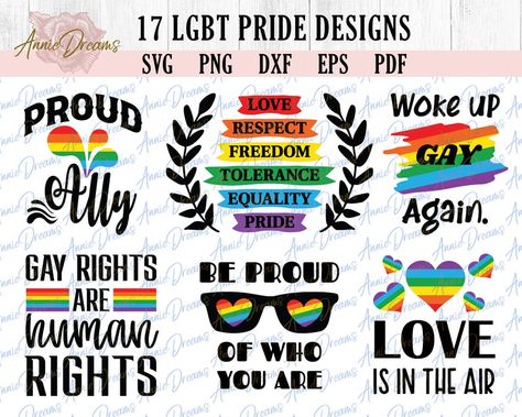 Gay Pride Quotes, Equality Pride, Couple Svg, Cartoon Silhouette, Pride Quotes, Gay Pride Month, Pride Svg, Gay Pride Shirts, Cat Quotes Funny