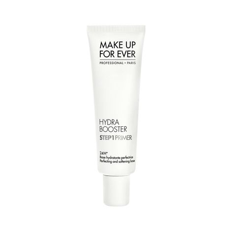 Make Up For Ever Hydra Booster Step 1 Primer Perfect Makeup Base, Highlight And Contour, Best Foundations, Makeup 2018, Dior Addict Lip Glow, Face Creams, Base Makeup, Hair Masks, Bite Beauty