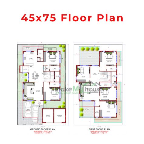 Duplex House Design Modern, North Facing House, 20x40 House Plans, 2bhk House Plan, The Perfect House, House Floor Design, Duplex House Plans, Duplex House Design, Micro House