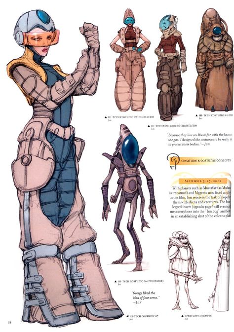 Star Wars Ian Mccaig Star Wars Concept Art, Ian Mccaig Concept Art, Ian Mccaig Art, Scifi Fashion Concept Art, Ian Mccaig, Revenge Of The Sith, Sci Fi Design, Sci Fi Fashion, Graphisches Design