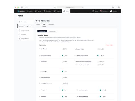 Admin ➡️ User management ➡️ Roles & permissions by Peter Grochowski on Dribbble User Management Ui Design, Search Ui, Admin Ui, Web App Ui Design, User Management, Web Application Design, Web Dashboard, Password Manager, Banking App