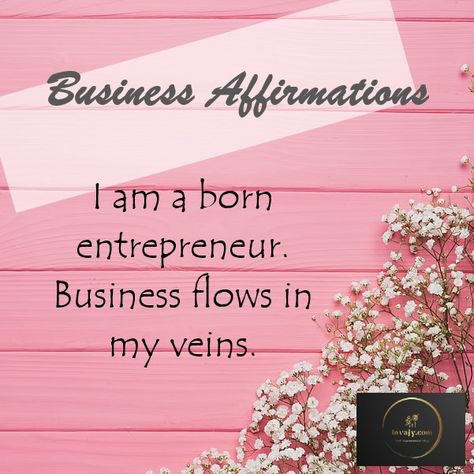 Business Affirmations are extremely powerful to build more positive thoughts about your business or startups (create a positive vibe). Affirmations influence your mind and what you think influences your beliefs,... The post Business Affirmations for Entrepreneurs to Achieve Success in Business appeared first on Self Improvement Blog. Affirmations For Entrepreneurs, Business Vision Board Entrepreneur, Entrepreneur Affirmations, Business Affirmations, Success In Business, Good Employee, Good Listener, Morning Affirmations, I Am Worthy