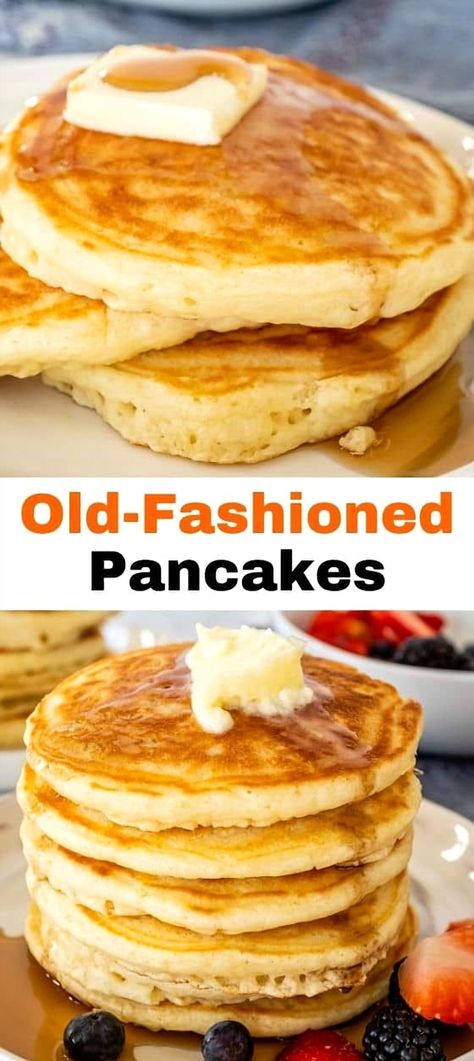 Step back in time with these classic pancakes, bringing a touch of nostalgia to your breakfast table. Fluffy and golden, they're perfect for a cozy morning treat. Homemade Jaffa Cakes, Old Fashioned Pancake Recipe, Classic Pancake Recipe, Homemade Pancakes Fluffy, Jaffa Cakes, Light And Fluffy Pancakes, Freeze Pancakes, Greek Yogurt Pancakes, Recipes By Ingredients