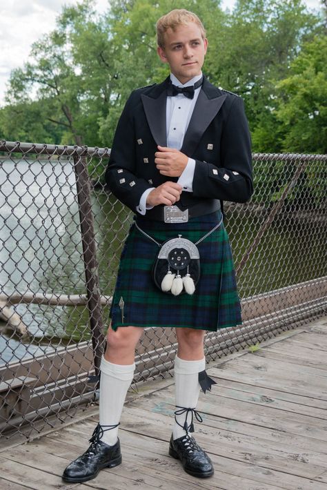 Prince Charlie Full Formal SILVER Package - Kilt Rentals - The Celtic Croft Futuristic Outfits, Ghillie Brogues, Scottish Dress, Kilt Outfits, Black Watch Tartan, Tartan Kilt, Men In Kilts, Full Dress, Boots Women Fashion