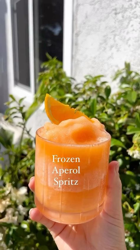 Ending the year with 2023’s most viral recipe, The Frozen Aperol Spritz, with over 26 million views 🤯 I’m SO thankful for all of you Join … | Instagram Frozen Aperol Spritz, Peach Banana Smoothie, Allow Me To Reintroduce Myself, Raspberry Smoothie Bowl, Peanut Butter Blueberry, Green Goddess Smoothie, Carrot Cake Smoothie, Aperol Spritz Recipe, Reintroduce Myself