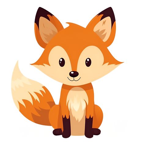 Fox Cartoon Clipart Sticker AI Generated Cartoon Fox Drawing, Animal Clipart Free, Fox Cartoon, Fox Images, Cat Tree House, Fox Drawing, Spirit Animal Art, Cartoon Clipart, Fox Illustration