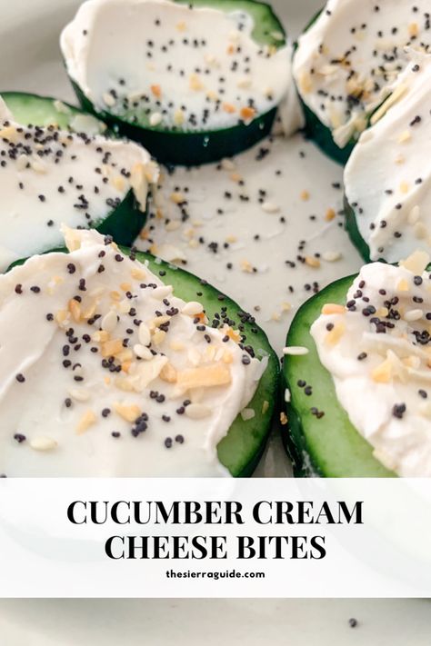 Cucumber Cream Cheese, Cream Cheese Bites, Healthy Snacks To Make, Snacks To Make, Cucumber Recipes, Cheese Bites, Healthy Snacks Easy, Low Carb Snacks, Lunch Snacks