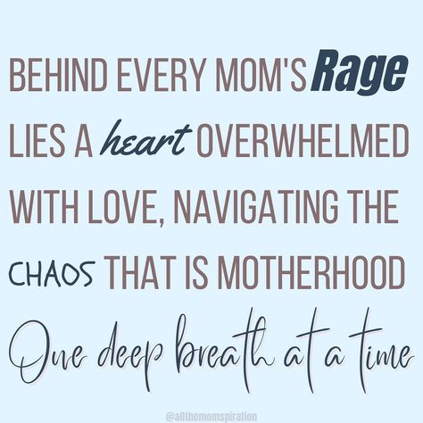 Mom rage refers to intense feelings of anger, frustration, or overwhelm experienced by mothers, typically in response to the demands and stressors of parenting. It can be triggered by various factors such as lack of sleep, feeling overwhelmed by household responsibilities, managing the needs of children, or dealing with challenging behaviors. Mom rage is a natural response to the pressures of motherhood, but it’s important for mothers to recognize and address these feelings in healthy ways to... Mom Rage Quotes, Rage Quotes, Mom Rage, Intense Feelings, Mum Quotes, Better Mom, Challenging Behaviors, Emotional Rollercoaster, Mom Guilt