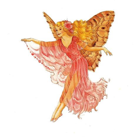 Shirley Barber Fairy Tattoo, Shirley Barber Tattoo, Shirley Barber Fairies, Peach Prc, Shirley Barber, Textiles Ideas, Fairy Collection, Wallpaper Studio, Barber Tattoo