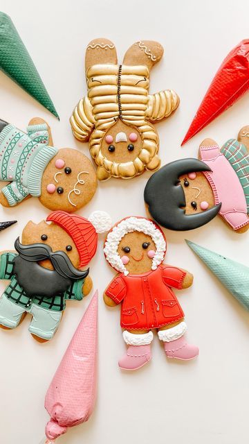 Ginger Bread People, Cookie Decorating Competition, Gingerbread People Decoration, Christmas Cookie Contest, Gingerbread Girl Cookie, Cookies Monster, Holiday Dessert Table, Cookie Contest, Gingerbread Ideas