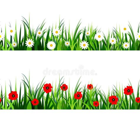 Grass Drawing, Grass Painting, Rose Png, Lush Lawn, Grass Flower, White Illustration, Applique Patterns, Green Grass, Ecology