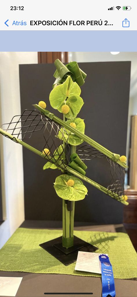 Spatial Thrust Floral Design, Flower Mechanics, Transparency Design, Flower Arragement, Floral Mechanics, Floral Art Design, Creative Flower Arrangements, Paper Flowers Craft, Beautiful Flower Arrangements