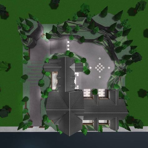 Roblox House Design, Bloxburg Hidden House, Bloxburg Forest House Ideas, Bloxburg Forest Ideas, Bloxburg Forest House, Forest Bloxburg, Mountain House Bloxburg, Bloxburg Mountain House, Bloxburg Mountain