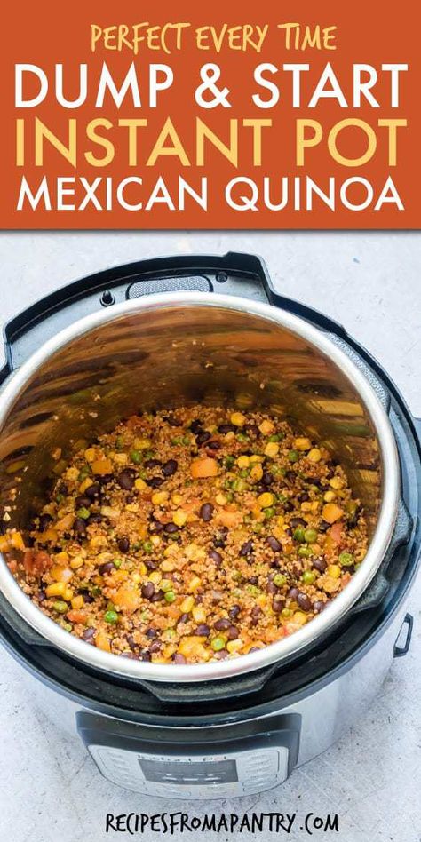 Pressure Cooker Quinoa, Instant Pot Mexican, Instant Pot Quinoa, Mexican Quinoa, Vegan Instant Pot Recipes, Best Instant Pot Recipe, Healthy Instant Pot Recipes, Instant Pot Dinner Recipes, Easy Instant Pot Recipes