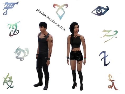 Permanent Shadowhunter Runes: Found in TSR Category 'Sims 4 Sets' Sims 4 Shadowhunters, Runes Tattoos, Female Shadow, Sims Tattoo, Cc Face, Tattoos Set, Sims 4 Tattoos, Sims 4 Piercings, Sailor Tattoo