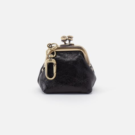 The perfect fit for the original AirPods, Run is our vintage-inspired frame pouch that will soon be your favorite bag charm. Mini Coin Pouch, Wallet Craft, Money Moves, Unique Gift Items, Antique Brass Hardware, Change Purse, Coin Pouch, Hobo Handbags, Leather Pouch