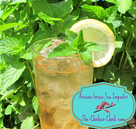 Arizona green tea imposter Sweet Green Tea Recipe, Green Tea Recipes Healthy, Sweet Green Tea, Flavored Iced Tea Recipes, Arizona Green Tea, Ginseng Tea, Green Tea Diet, Green Tea And Honey, Green Tea Recipes