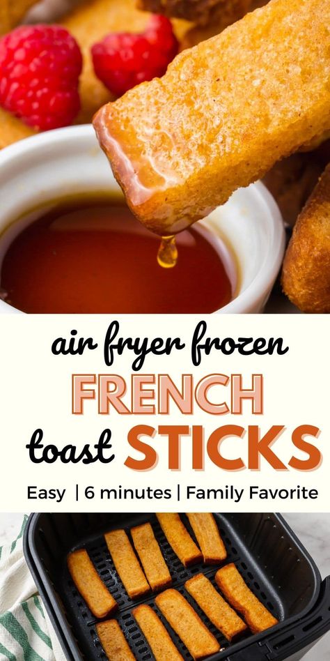 Frozen French Toast Sticks, Frozen French Toast, Air Fryer French Toast Sticks, Air Fryer French Toast, French Toast Sticks Recipe, Homemade French Toast, French Toast Ingredients, French Toast Sticks, Make French Toast