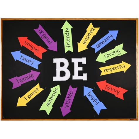 Unique Bulletin Board Ideas, Motivational Bulletin Boards, Inspirational Bulletin Boards, High School Bulletin Boards, Bulletin Boards Ideas, School Board Decoration, Church Bulletin Boards, Boards Ideas, Back To School Bulletin Boards