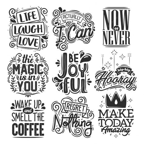 Calligraphy Art Quotes Inspiration, Mandala Typography, Typography Mural, Positiewe Denke, Coffee Slogans, Quotes Lettering, Doodle Mandala, Typography Art Quotes, Galaxy Gifts