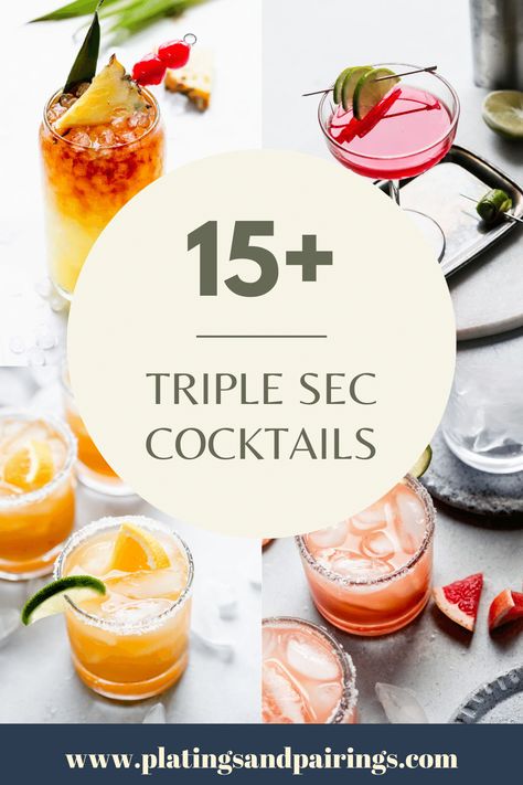 Wondering what the best Triple Sec cocktails are? I've got you covered with this guide! There are so many delicious cocktails to choose from! Triple Sec Drinks, Triple Sec Cocktails, Cosmopolitan Cocktail Recipes, Vodka Mixed Drinks, Prosecco Drinks, Best Mixed Drinks, Easy Margarita, How To Read More, Cranberry Vodka