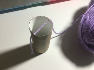 How to Roll Your Yarn Into Centre-pull Yarn : 7 Steps (with Pictures) - Instructables How To Roll A Skein Of Yarn Into A Ball, Winding Yarn, How To Roll, Yarn Holder, Ball Of Yarn, Yarn Storage, Yarn Ball, Paper Towel Rolls, Toilet Paper Roll