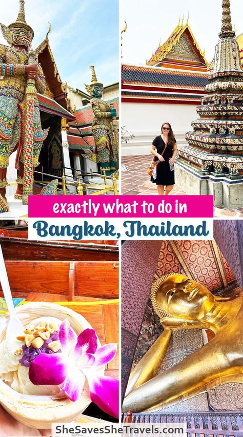 Ready for an epic vacation to Bangkok? This 2-day itinerary guides you through majestic temples, bustling markets, and unforgettable street food. Pin this for a thrilling escape to the heart of Thailand, and start planning now! | Things to do in Bangkok | 2 days in Bangkok | Bangkok bucket list | What to do in Thailand | Travel Guide | Asia Destinations Bangkok Bucket List, Bangkok Itinerary, Things To Do In Bangkok, Khao San Road, Thailand Itinerary, Thailand Travel Guide, Travel Destinations Asia, Us Destinations, Asia Destinations