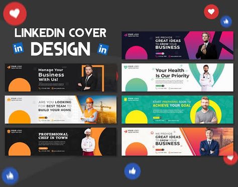 https://www.behance.net/gallery/112029137/LinkedIn-Cover-Design Linkedin Ideas, Linkedin Banner Images, Linkedin Cover Photo, Linkedin Cover, Company Banner, Cover Photo Design, Linkedin Business, Linkedin Background, Linkedin Banner