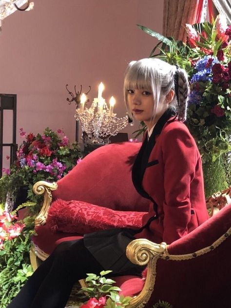 Kirari Momobami Live Action, Kakegurui Live Action, Elaiza Ikeda, Ah My Goddess, Kakegurui Cosplay, Kirari Momobami, Action Icon, Halloween Makeup Inspiration, Yumeko Jabami