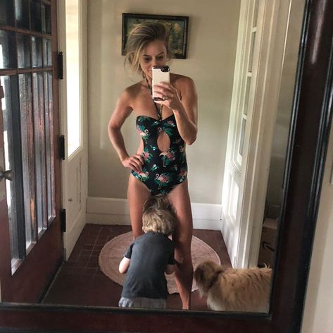 Nicole Curtis Shows Off Fit Physique in Swimsuit Selfie with Son: 'This Will Never Be Seen Again' Bathing Suit Selfie, Swimsuit Selfie, Rehab Addict, Nicole Curtis, Fit Physique, Getting Back In Shape, Bathing Suit, No Matter What, Bathing Suits