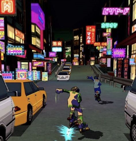 Jet Set Radio, Retro Gaming Art, Cyberpunk Aesthetic, Retro Graphics, Low Poly Art, Old Video, Old Games, Cyberpunk Art, Video Game Art