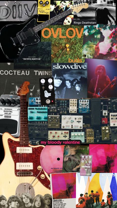 Shoegaze #shoegaze #dreampop #music #fender #cocteautwins #slowdive #diiv #indierock #indie Shoegaze Fashion, Shoegaze Aesthetic, Cocteau Twins, Dream Pop, When You Sleep, Create Collage, Creative Play, Music Art, Art Inspiration