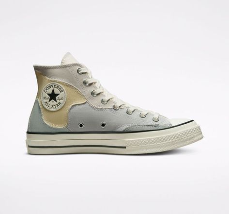 Chuck 70 Crafted Patchwork Unisex High Top Shoe. Converse.com in 2022 | Canvas shoes women, Chuck 70, Shoes Chuck 70 Outfit Woman, Converse Chuck 70 Outfit, Converse Patchwork, Patchwork Converse, Chuck 70 Outfit, Shoe Converse, High Top Shoe, Converse Shop, Shoes Canvas