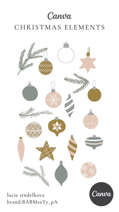 Christmas Winter editable vector elements for Canva Christmas Stickers, Canva Elements Keyword Christmas, Christmas Elements Illustration, Canva Christmas Element, Canva Elements Ideas, Christmas Vector Art, Christmas Procreate, Christmas Vector Illustration, Canva Christmas