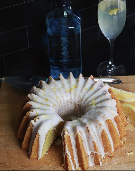 Booze Cake, Cake Bundt, French 75, Bundt Cake Pan, Sugar Glaze, Warm Cake, Pound Cakes, Bundt Cakes Recipes, Bundt Cakes