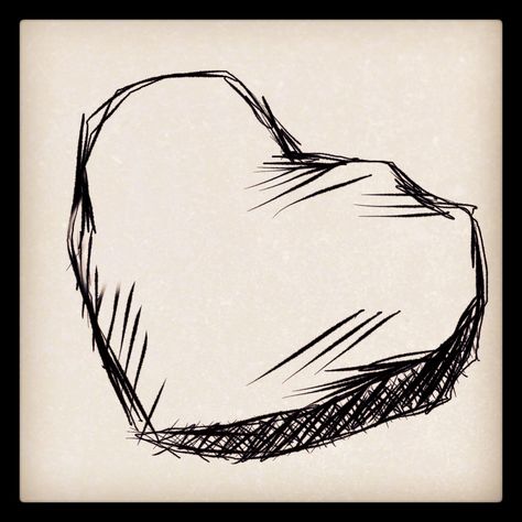 March 4: Take a nature walk, pick up items and draw what you find App: Procreate I didn’t have time to take a nature walk today, so I made the quickest drawing so far of a heart shaped rock l… Heart Of Stone Drawing, Nature Heart Tattoo, Small Rock Tattoo Ideas, You Are My Rock Tattoo, Rock Heart Tattoo, Stone Heart Tattoo, Rock Tattoos Stone, Heart Rock Tattoo, Rock Tattoo Nature