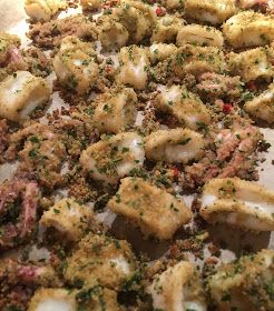 Baked Calamari, Calamari Recipes, Squid Recipes, Fish And Chicken, Calamari, Cut Up, Everyday Food, Oven Baked, Fish And Seafood