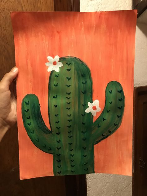 Painting Cactus, Room Painting, Painting Classes, Canvas Painting Designs, Wallpaper Photos, Cactus Art, Iphone Wallpaper Photos, Canvas Ideas, Oil Pastels