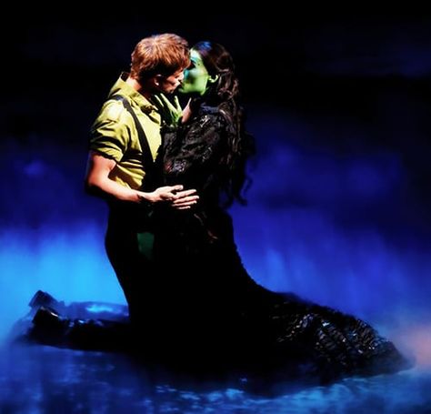 Fiero And Elphaba, Fiero Wicked, Elphaba Fiyero, Elphaba And Fiyero, Elphaba Aesthetic, Wicked Musical Broadway, Wicked Aesthetic, Wicked Elphaba, Broadway Wicked