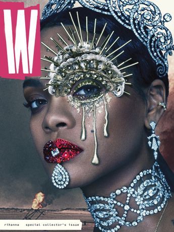 Editorial Make-up, Rihanna Cover, Fantasy Make-up, Pat Mcgrath Makeup, Fall Makeup Trend, Hood By Air, Willow Smith, Cool Makeup Looks, W Magazine