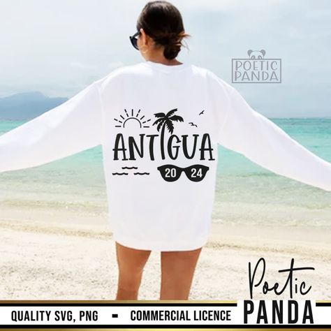 Antigua 2024 SVG PNG, Girls Trip Svg, Family Trip Svg, Beach Vacation Svg, Antigua Svg, Family Vacation 2024 Svg, Vacation Shirt Svg Hawaii Svg, Florida Family Vacation, Florida Shirt, Vacation Svg, Family Trip, Florida Vacation, Silhouette Studio Designer Edition, Vacation Shirts, Shirt Svg