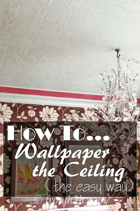 Ceiling Wallpaper Ideas, How To Wallpaper, Apartment Wallpaper, Ceiling Wallpaper, Ceiling Texture, Paintable Wallpaper, Wallpaper Ceiling, Ceiling Art, Kitchen Ceiling