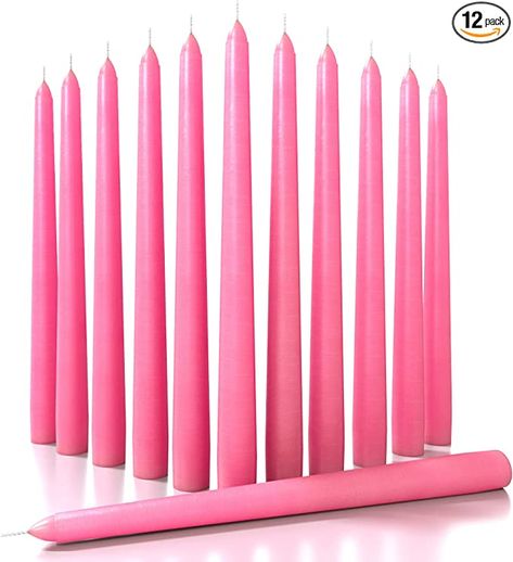 Aphrodite Altar, Pink Taper Candles, Maximalism Decor, Dripless Taper Candles, Candles Long, Candles Taper, Advent Wreath Candles, Emergency Candles, Stick Candles