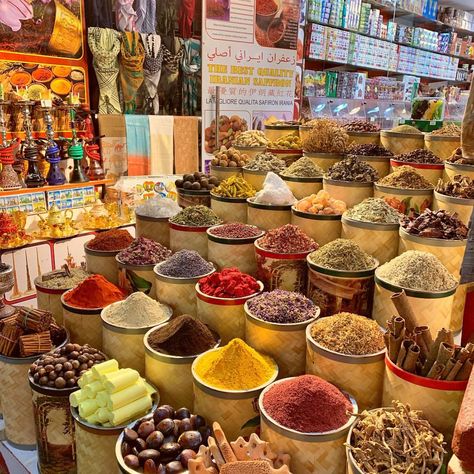 Spices at the Old Souk, Dubai #dubai #uae #mydubai #abudhabi #dubailife #dxb #travel #kuwait #oman #ksa #burjkhalifa #love #emirates… Spice Souk Dubai, Kuwait Aesthetic, Dubai Souk, Dubai Vibes, Abu Dubai, Old Dubai, Abu Dhabi Travel, Gold Souk, Egypt Concept Art