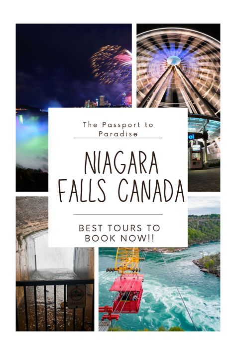 Discover the best Niagara Falls Canada tours. Experience the breathtaking beauty of the falls and explore nearby attractions with expert guides. Book today! Clifton Hill Niagara Falls, Niagara Falls Trip, Visiting Niagara Falls, Grand Falls, Clifton Hill, Thermal Pool, Niagara Falls Canada, Train Tour, Indoor Waterpark